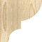 Ekena Millwork Ridgewood Rough Sawn Corbel, Douglas Fir, 6"W x 8"D x 8"H COR06X08X08RID00RDF - alternate 4